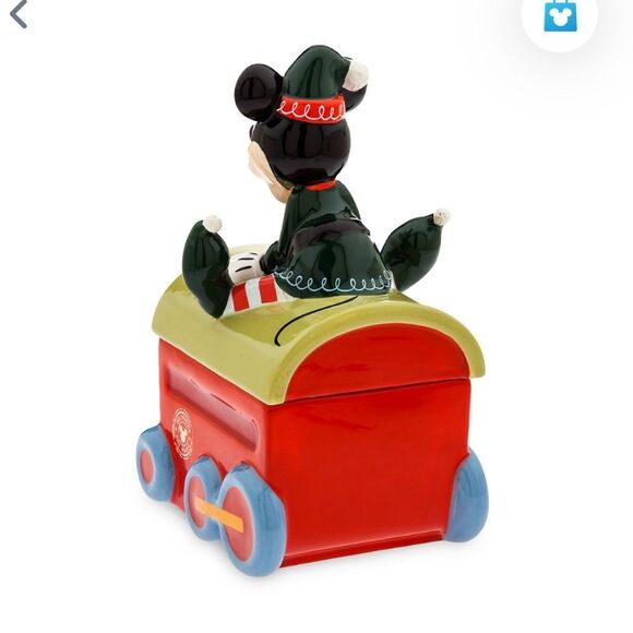 Disney Mickey Mouse Holiday Cookie Jar NWT - Picture 4 of 11